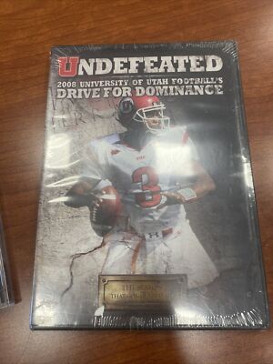 Undefeated 2008 University Of Utah Football Drive For Dominance (DVD) Brand New