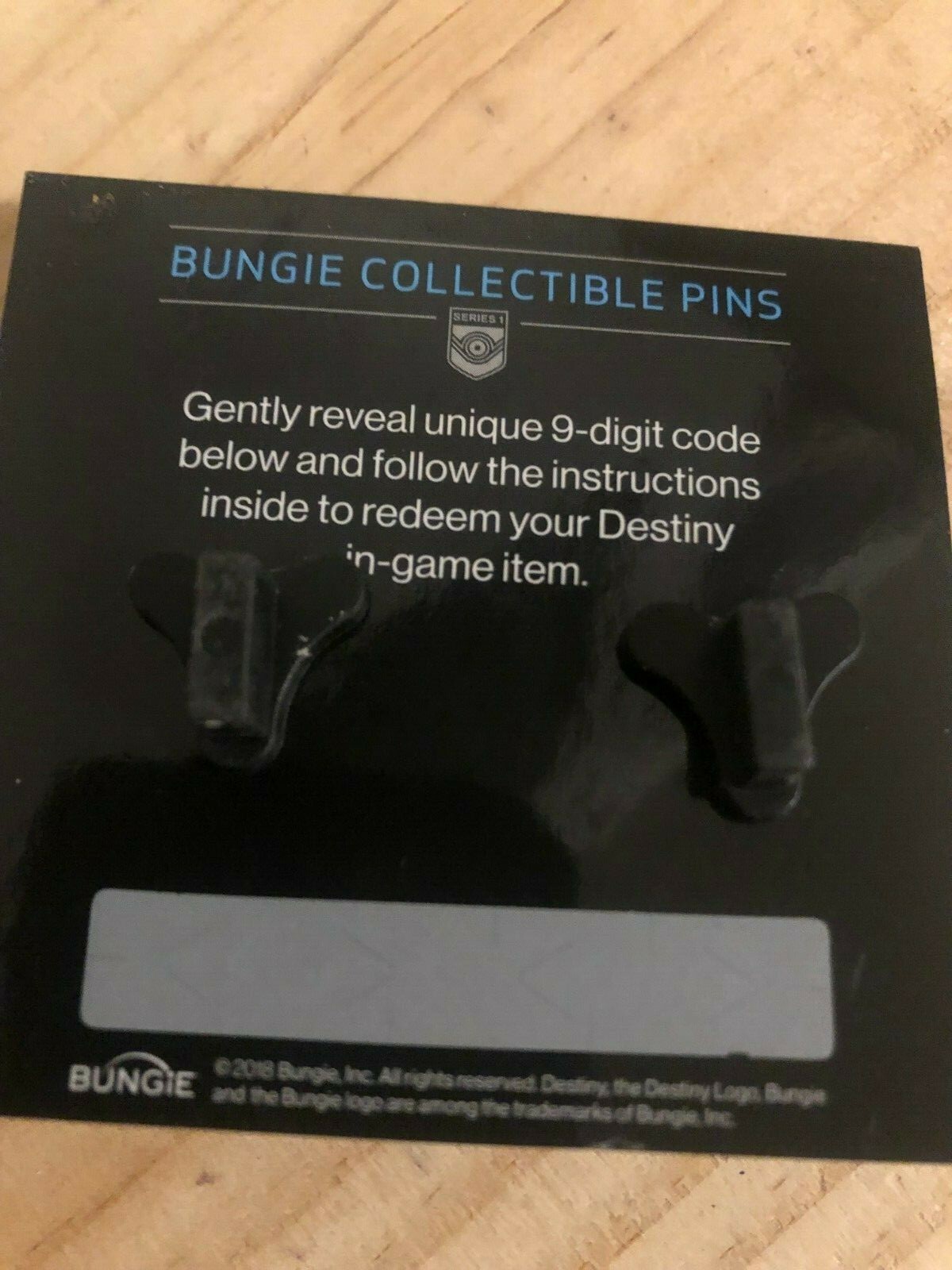Destiny 2 WARDCLIFF COIL Collectible Pin (Unused Code)