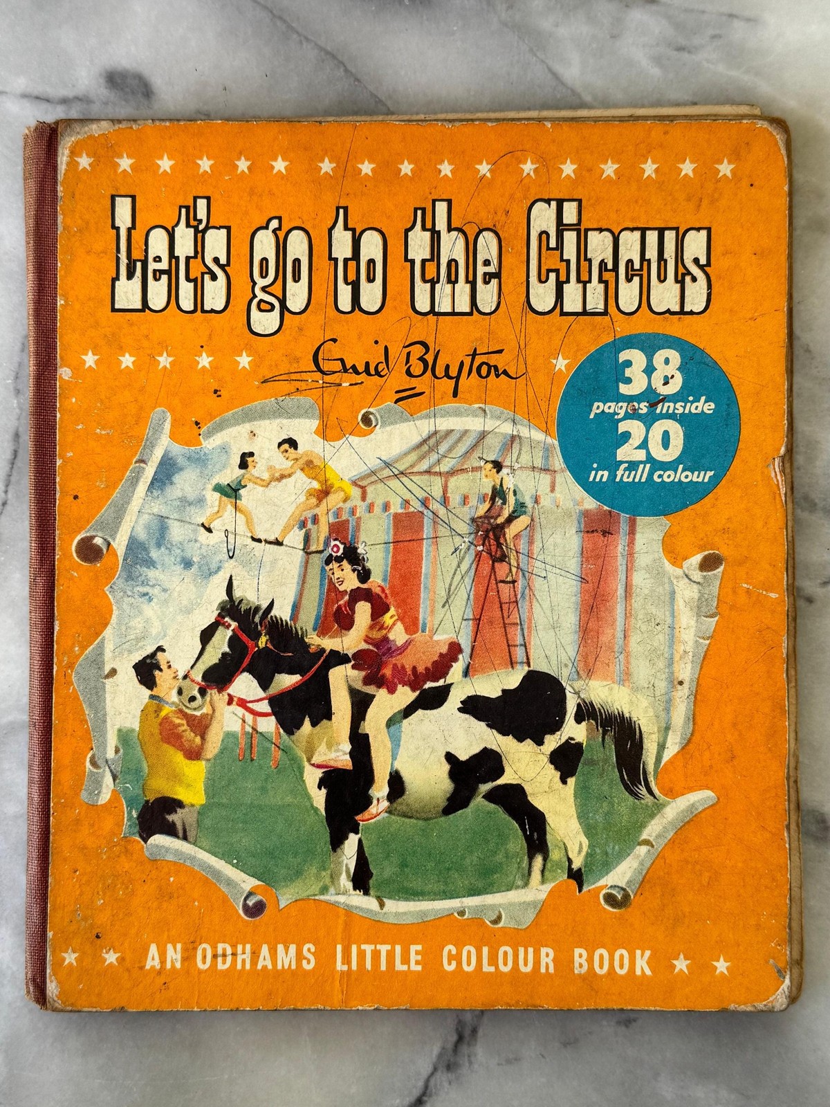 1950s Let’s Go to the Circus by Enid Blyton - Odhams Little Colour Book