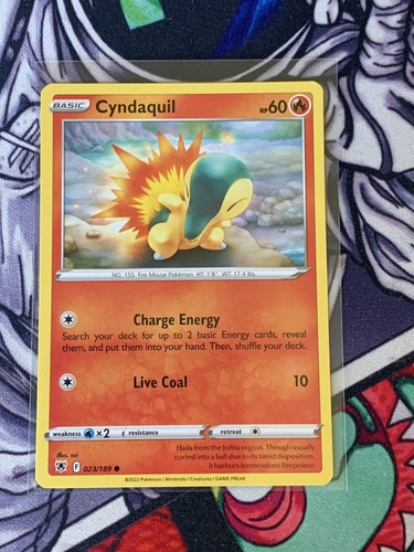 Cyndaquil Common Pokemon Card 023/189 Astral Radiance NM/M Cyndaquil Common Pokemon Card 023/189 Astral Radiance NM/M