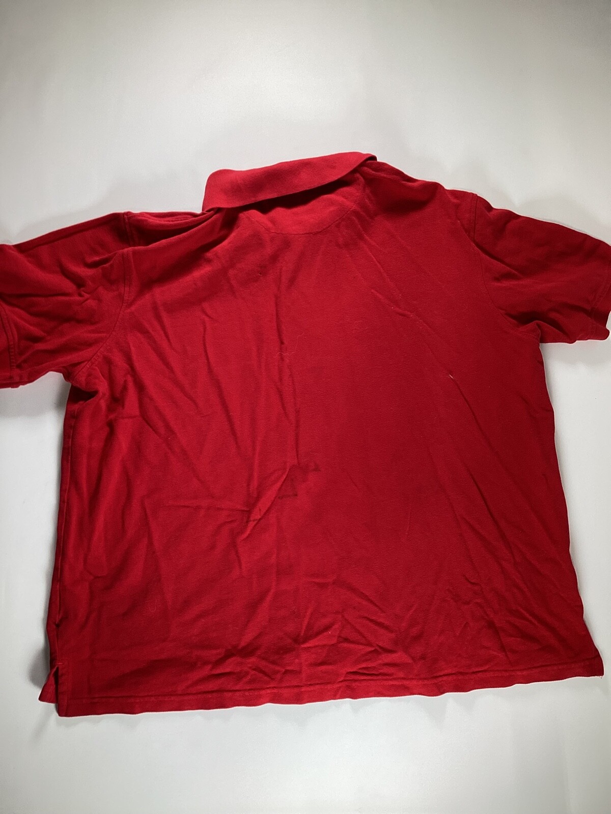 Mens Faded Glory Red Polo Shirt 2XL XXL GUC | eBay