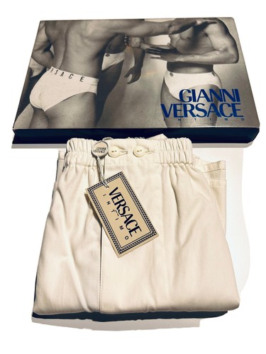 【関税込み】Versace Underwear ホワイト グレカ ソング Versace グレカ ソング | ホワイト | FARFETCH JP