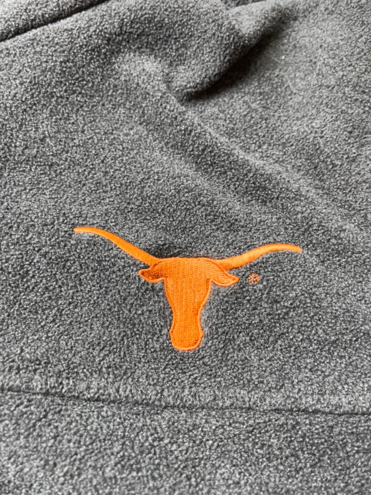 Texas Longhorns Full Zip Fleece - Columbia Jacket Gray Medium