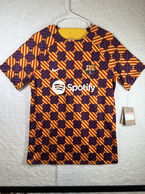 Nike Barcelona FC FCB 22-23 Pre Match Soccer Jersey DR4902-729 Mens Large Large