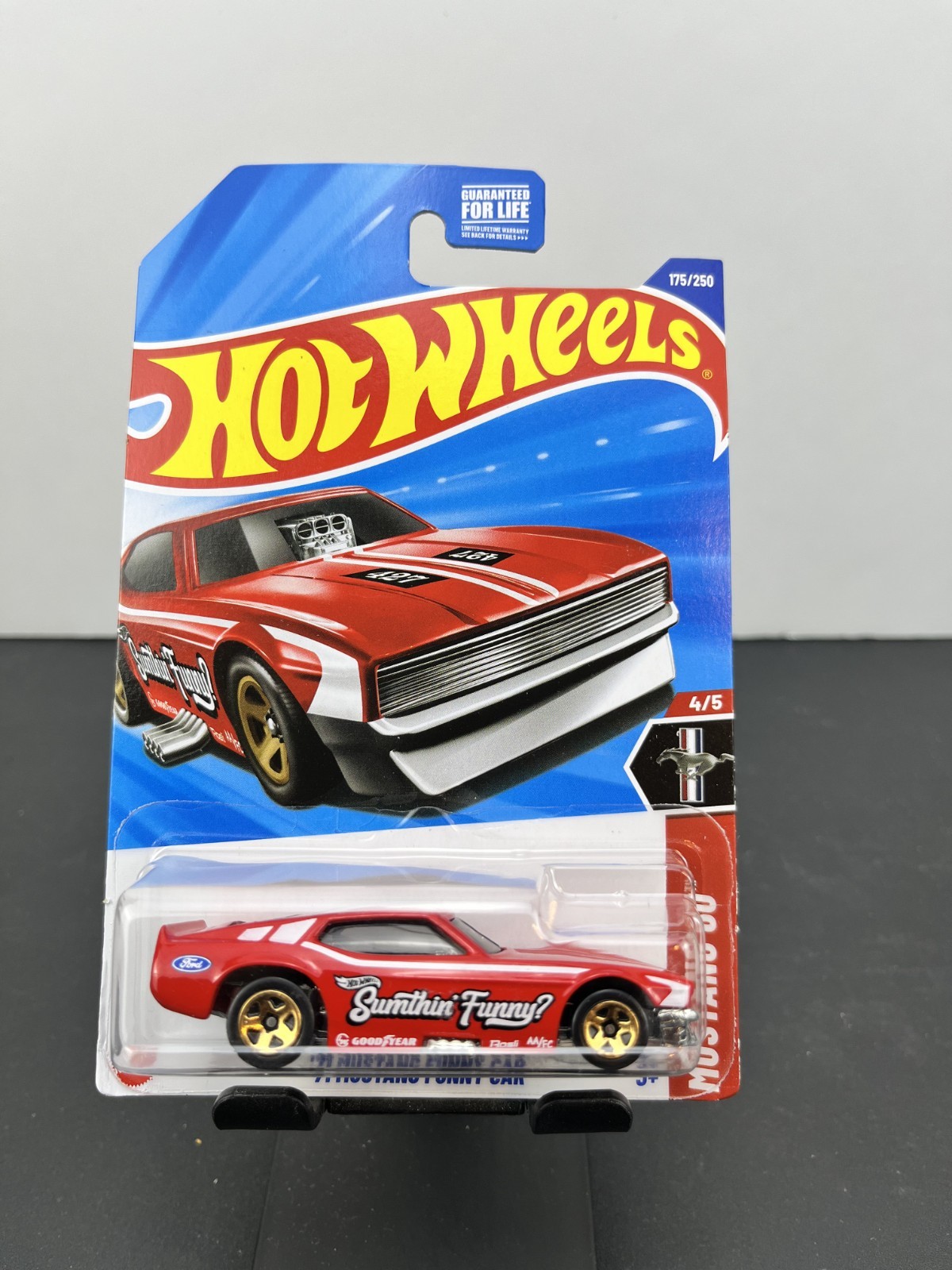 Hot Wheels 2025 Mainline Mustang 60 '71 Mustang Funny Car Red #175