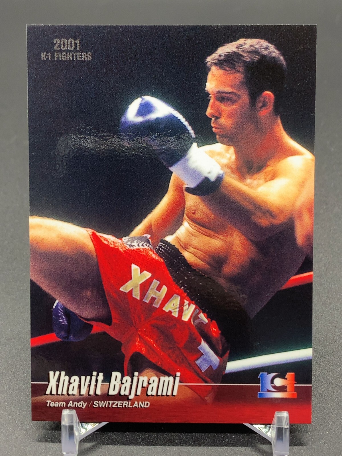 Xhavit Bajrami K-1 Grand Prix Card TCG Epoch 2001 Japanese