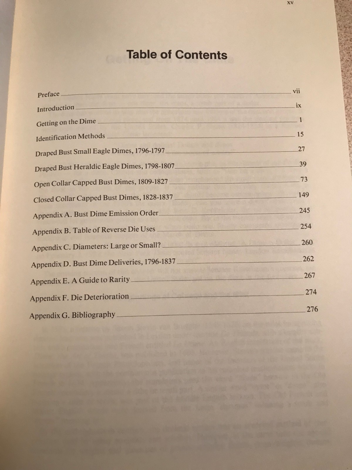 Early United States Dimes 1796-1837 Reference Book 1984 First Printing Hardcover