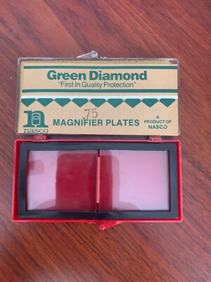 NASCO GREEN DIAMOND Welding Helmet .75 Magnifier plate