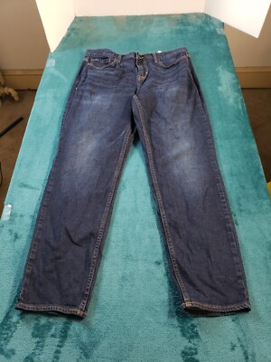 Old Navy Jeans Sz 34x30 Mens Blue Stretch Pants Athletic Tapered Dark NWT