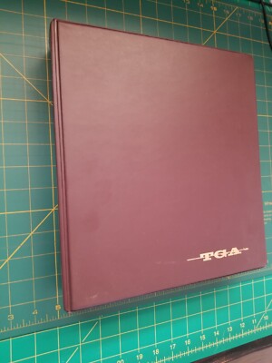TGA/Amoco, The advanced Petroleum Geologists in a binder - Harry TerBest, Jr