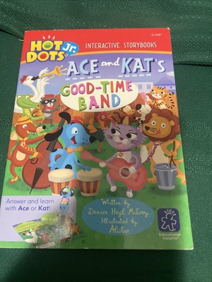Educational Insights Hot Dots Jr. Story Books Ace and Kat and the Goodtime Band