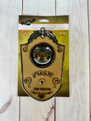 Halloween All Seeing Eye Doorbell Light Sound & Motion Gemmy