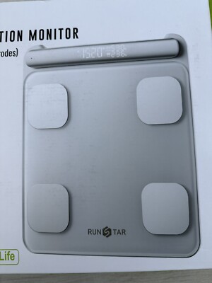 Smart Scale for Body Weight and Fat Percentage 8-Electrode, Bathroom Scale FS.