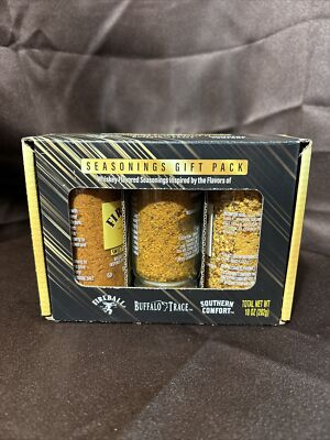 Seasoning Gift Pack Fireball, Buffalo Trace And Southern Comfort Seasonings New