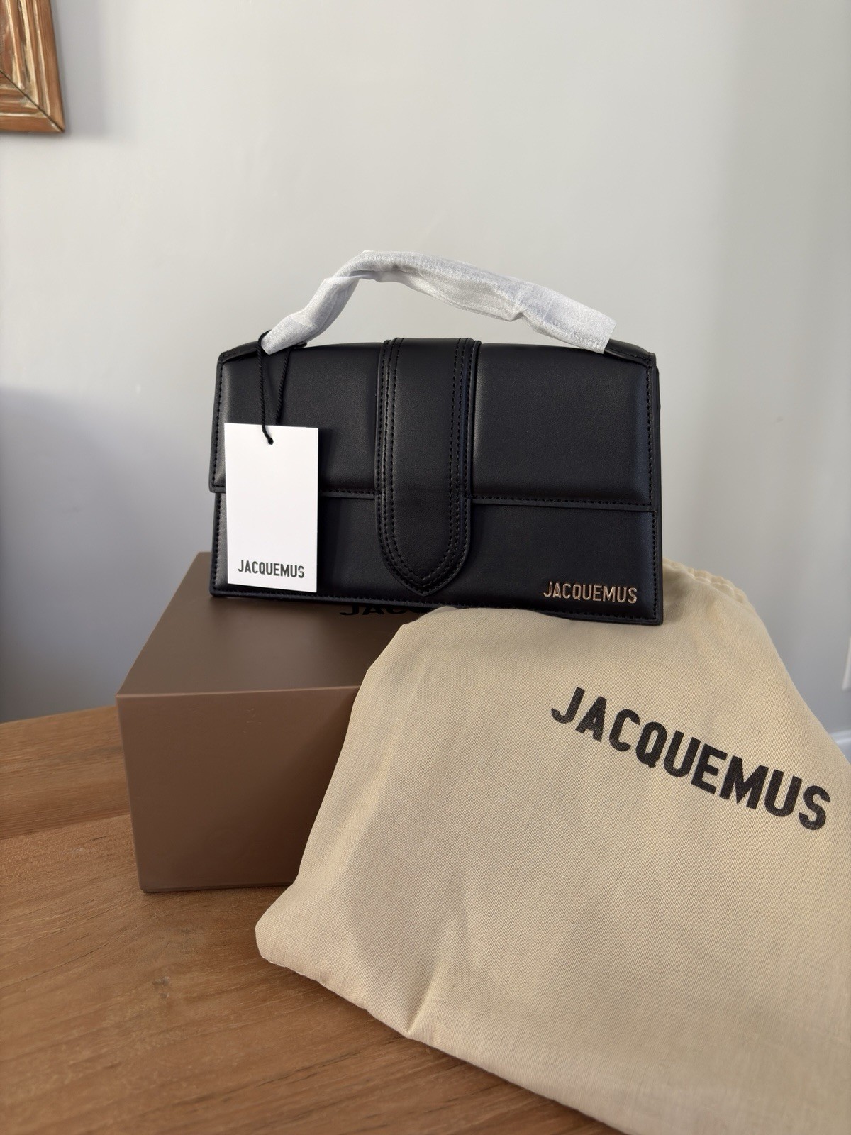 NEW Jacquemus Le Grand Bambino Women's Bag Black 2025 New
