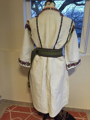 Vintage Ukrainian Folk Vyshyvanka Hand Made And Embroidered