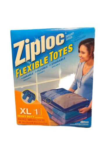 Ziploc Flexible Totes XL Zippered Storage Bag Heavy Duty