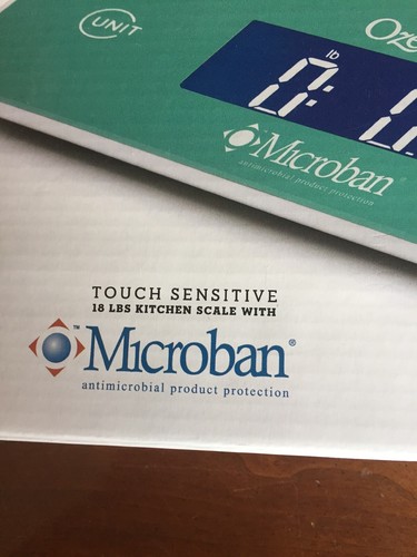 Ozeri Touch II Digital Kitchen Scale Microban Antimicrobial Protection NEW