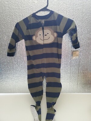 Carter's Monkey Pajamas 2T New With Tags
