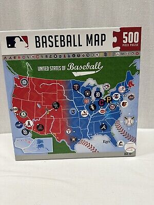 希少！メジャーリーグ パズル完成品 USA BASEBALLMAP