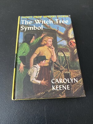 Vtg 1955 Nancy Drew Book The Witch Tree Symbol #33 Hardcover Book Carolyn Keene
