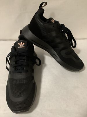 adidas Multix Triple Black Pink Logo 2021 FZ3453 Women's Size 7 New 