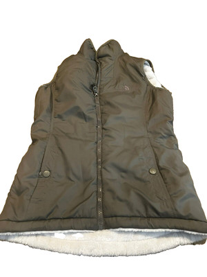 THE NORTH FACE Osito Vest Reversible Full Zip  Women s Size XS/TP Green