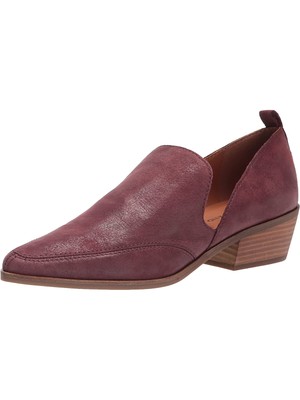

LUCKY BRAND Женские Фиолетовые Mahzan Almond Block Heel Slip On Leather Shootie, Фиолетовый, LK-MAHZAN