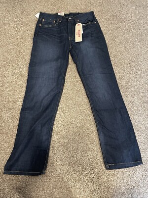 New Levi's Men's 514 Straight Fit Blue Jeans Size 31x30