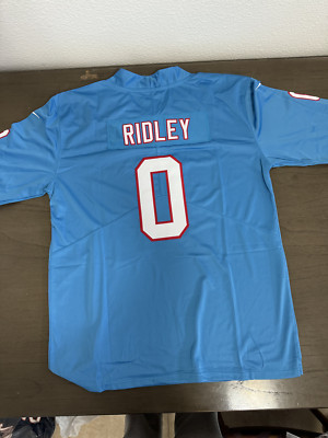 NWT Calvin Ridley Tennessee Titans Blue Retro Jersey Mens Size Large