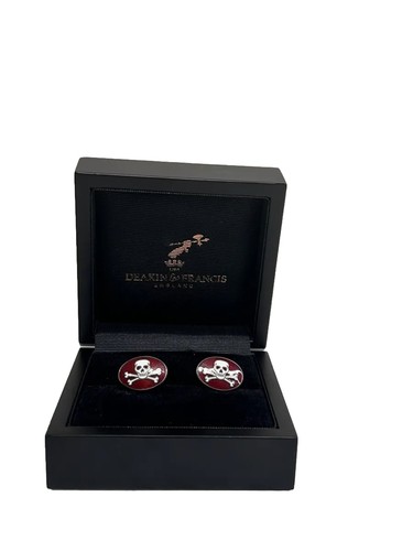 DEAKIN & FRANCIS スカル カフ リンクス 新品同様 激安価格 Sterling Silver Skull Cufflinks – Deakin & Francis
