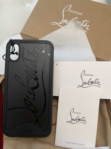 Christian Louboutin Iphone X/XS Black Case New | eBay Christian Louboutin Iphone X/XS Black Case New | eBay