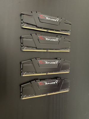 G.Skill Ripjaws V 4 x 16GB DDR4-3600 CL16 (F4-3600C16D-32GVKC) Desktop Memory