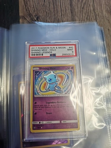 Pokemon Shining Mew 40 Shining Legends PSA 9 Mint