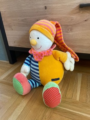 Baby Fehn Clown Harlekin Rar 35cm Kuscheltier Stofftier Sammler Do Baby Doo #6