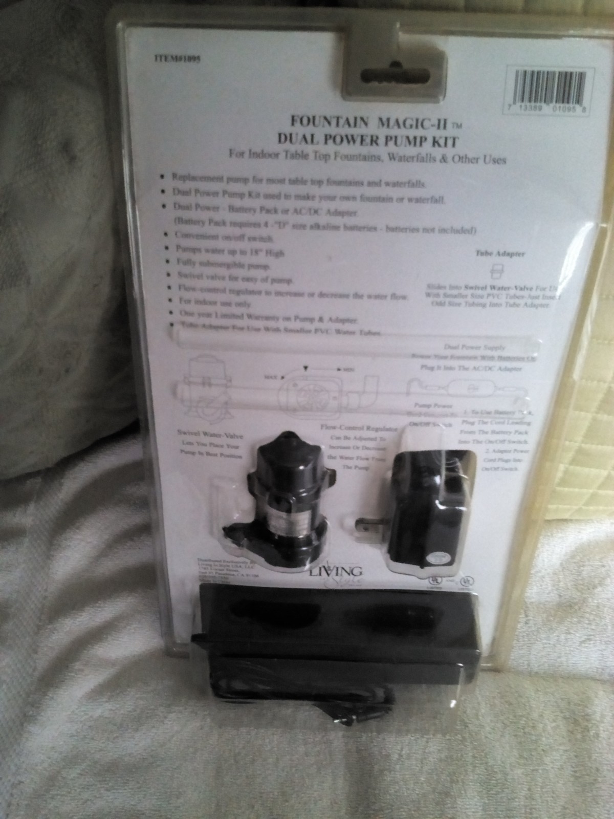 Fountain Magic II Dual Power Pump Kit NIB