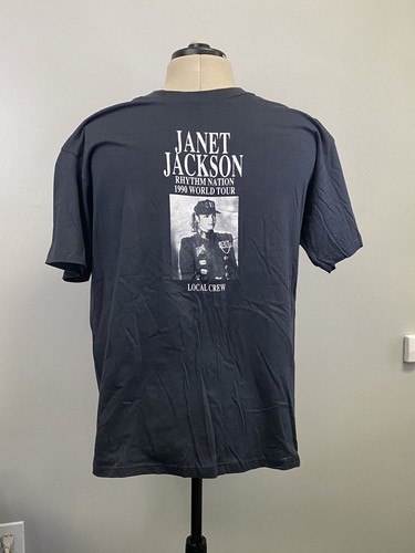 Vintage 1990 Janet Jackson Rhythm Nation World Tour Local
