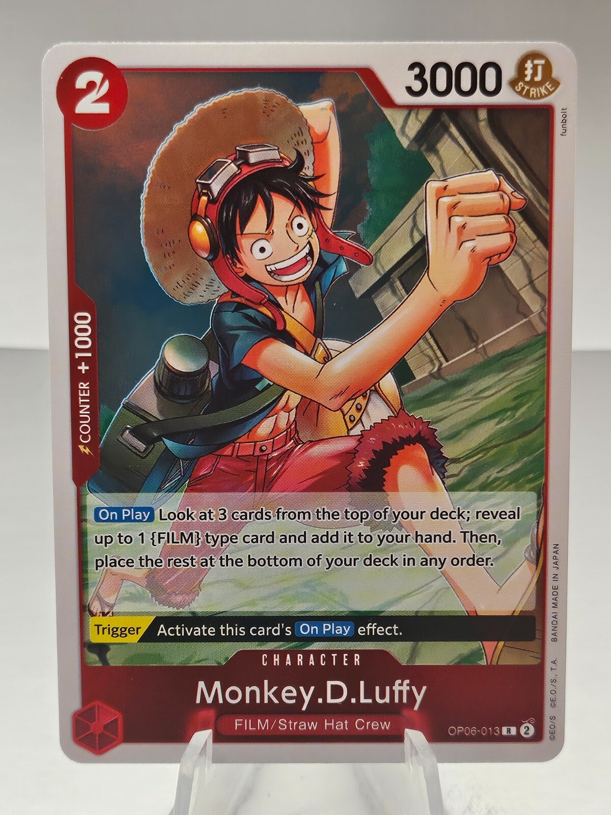 Monkey.D.Luffy OP06-013 R - One Piece Card Game - Wings of