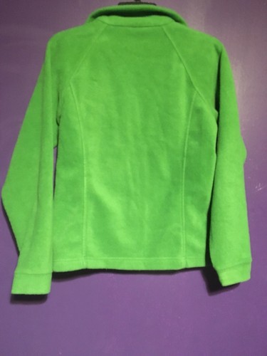 Columbia Full Zip Fleece Jacket •GREEN• Youth 14/16