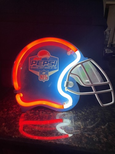 Vintage Diet Pepsi Official NFL Neon Light Sign