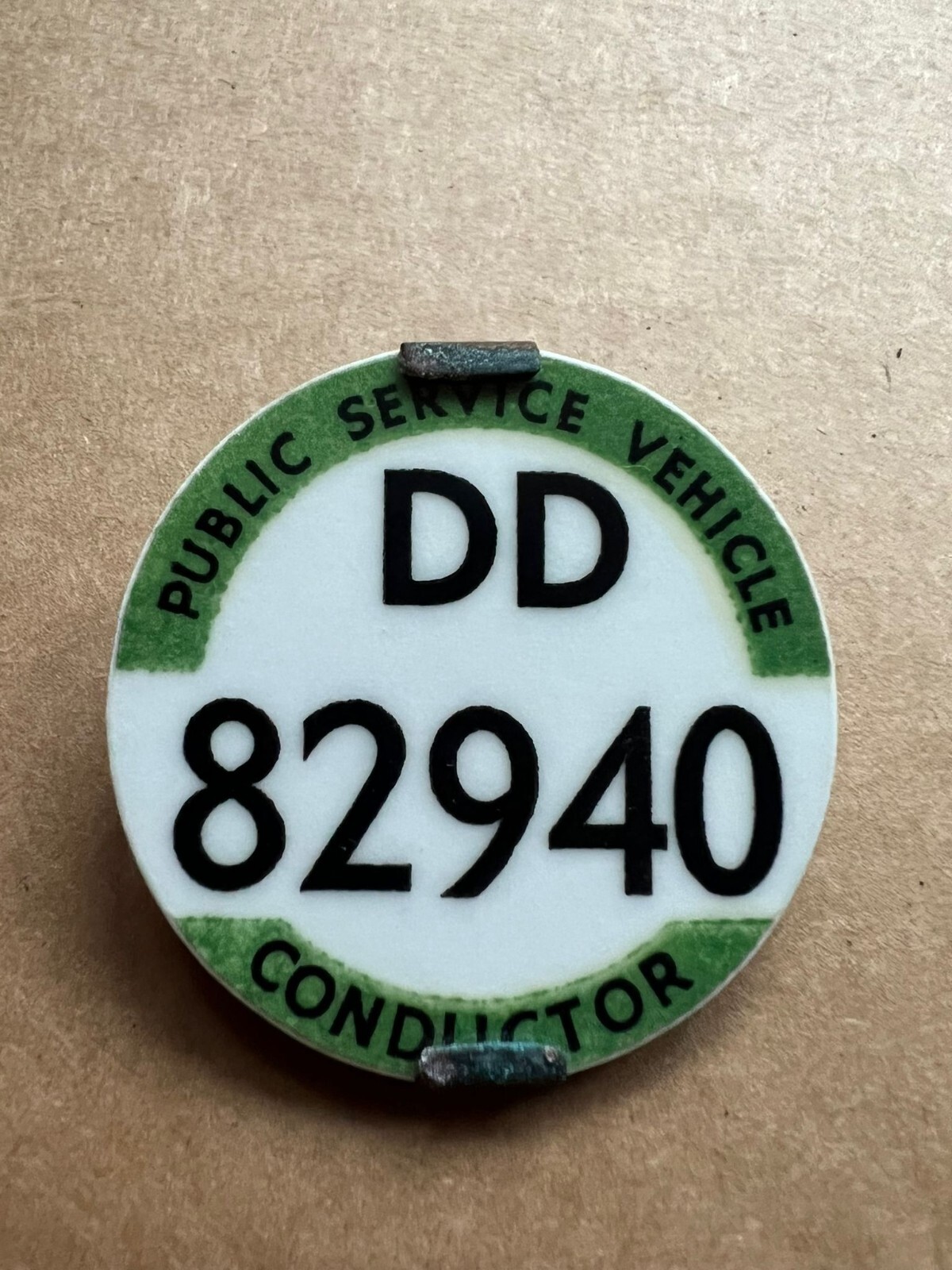PSV Public Service Vehicle Bus Coach Conductor Cap Badge DD 82940 West Midlands