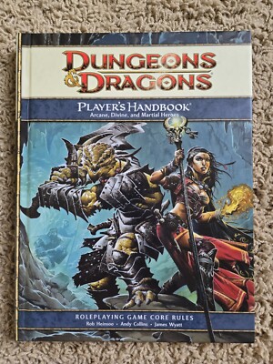 D&D: 4E - Player s Handbook - d20 WoTC - Dungeons & Dragons