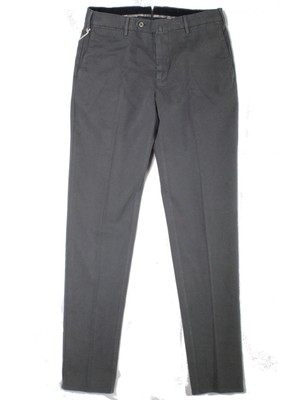 Мужские серые эластичные зауженные брюки-чино классического кроя TORIN OPIFICIO 50