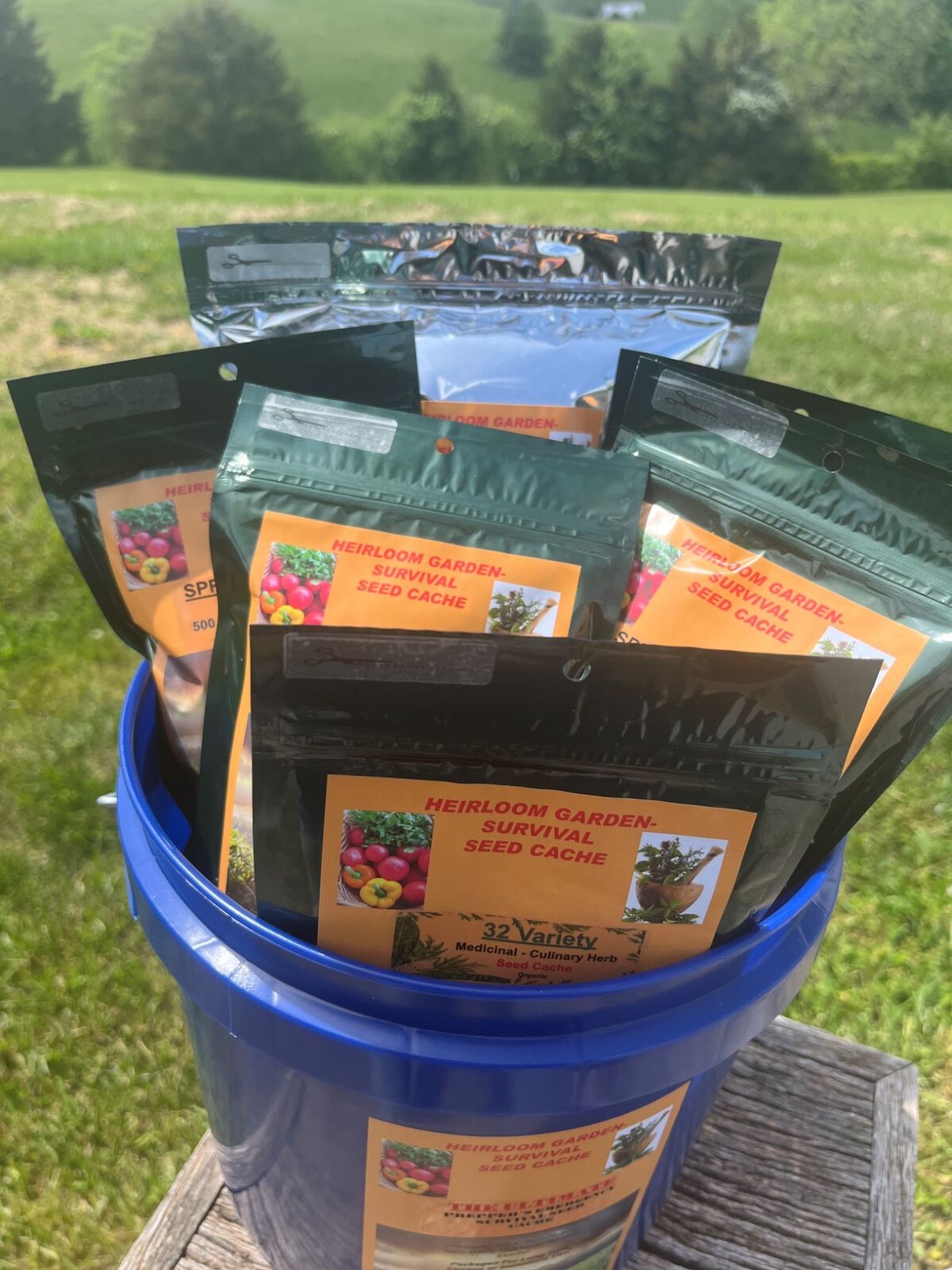 PREPPERS BE READY SURVIVAL CACHE 167 Varieties! 4LBS SPROUTS 3+ Million SEEDS