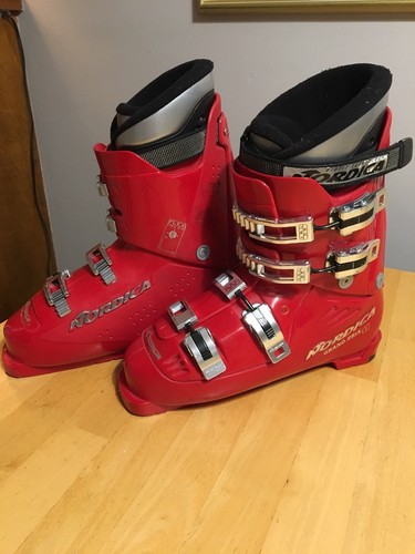 Nordica Grand Prix S Ski Boots US Mens Size 10.5 Made In Italy EU 28.5 Preowned