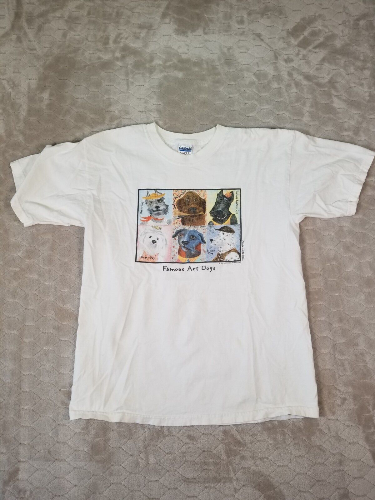 1998 Famous Art Dogs Shirt - Stained See Pics - Sz L | eBay 1998 Famous Art Dogs Shirt - Stained See Pics - Sz L | eBay