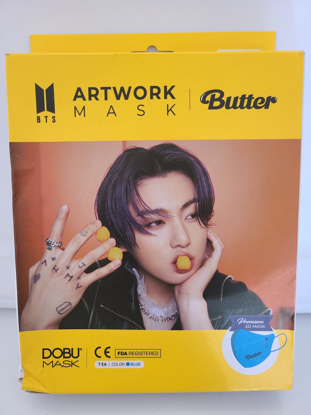 アイドル BTS ARTWORK MASK BUTTER Set of 7: BTS JungKook Artwork Dobu Mask Butter Version
