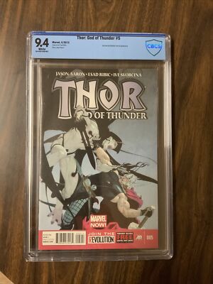 Thor God Of Thunder # 5 CBCS 9.4 3rd App & Origin Gorr The God Butcher