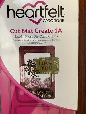 HEARTFELT CREATIONS DIES ONLY CUT MAT CREATE 1A,1B, 2A,2B, HCD2 749,750, 751,752
