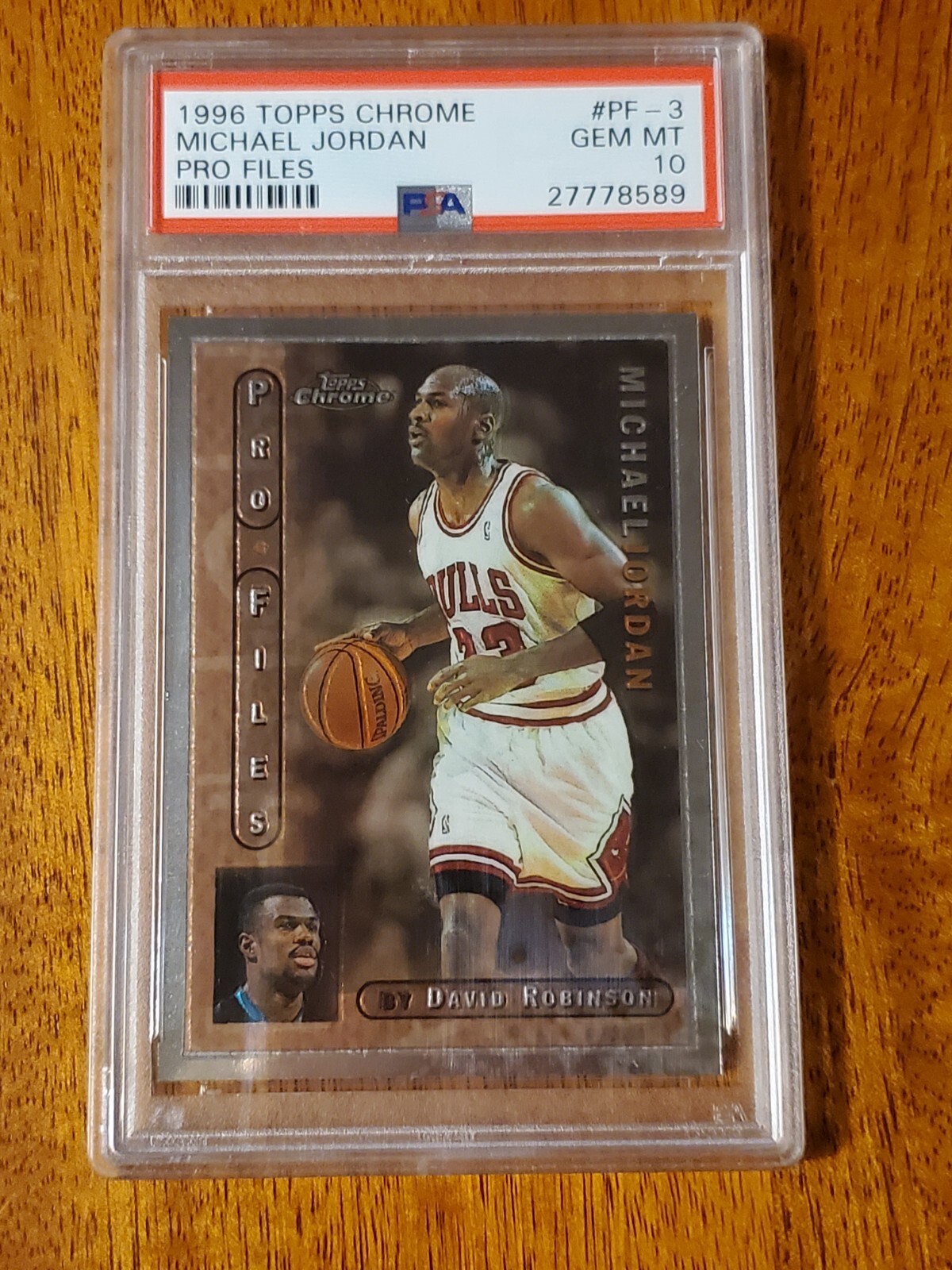 1996 Topps Chrome＃139 Michael Jordan 1996 Topps Chrome MICHAEL JORDAN #139 PSA 9 MINT - Kobe